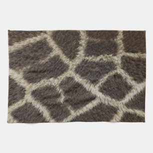 Linge De Cuisine texture de peau de girafe animal sauvage cuir patt