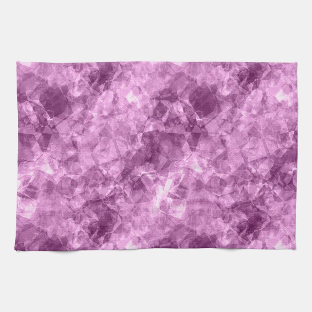 Linge De Cuisine Texture rose foncé (Horizontal)