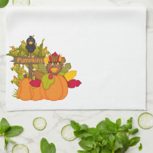 Linge De Cuisine Thanksgiving Autumn Pumkin Kitchen Design Serviett