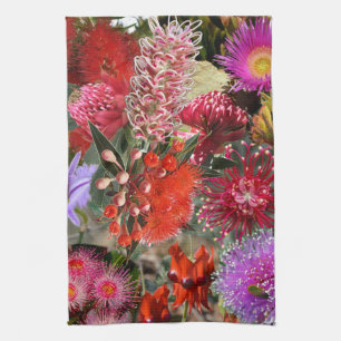 Linge De Cuisine Thé Fleurs sauvages australiennes /