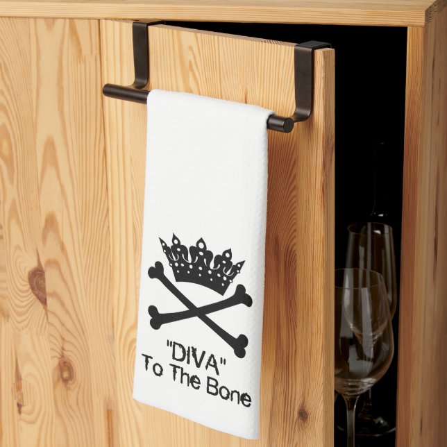 Linge De Cuisine "Tiara "DIVA to the Bone" (Pliage en tiers)
