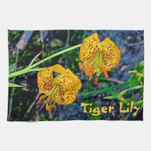 Linge De Cuisine Tiger Lily
