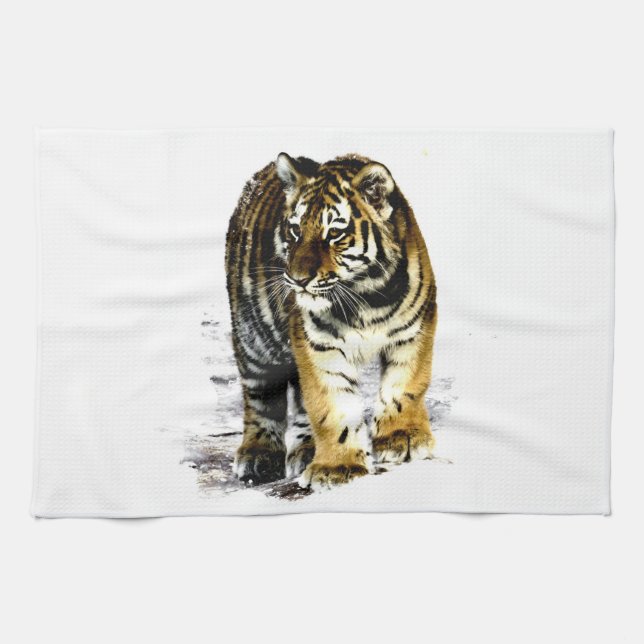 Linge De Cuisine Tigre (Horizontal)