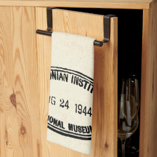Linge De Cuisine Timbre de bibliothèque Établissement Smithsonian 1