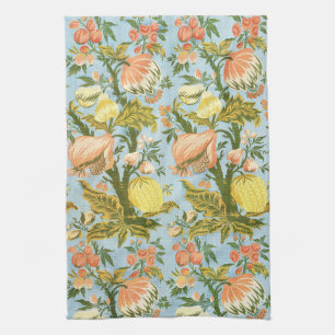 Linge De Cuisine Tissu damassé classique baroque floral fruit