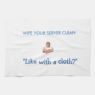 Linge De Cuisine Tissu de Hillary - essuyez votre serveur !