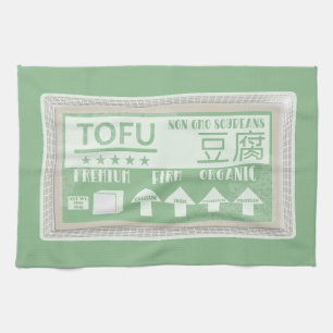 Linge De Cuisine Tofu Pop art emballage alimentaire