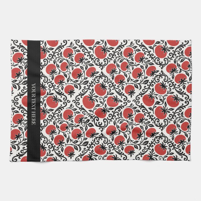 Linge De Cuisine Tomato Rustic Farmhouse French Country  (Horizontal)