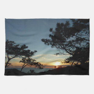 Linge De Cuisine Torrey Pine Sunset III Paysage californien