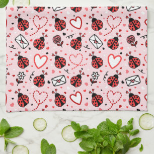 Linge De Cuisine Torse de cuisine à motif joli coccinelle