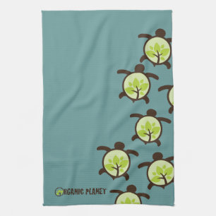 Linge De Cuisine Tortues Planète biologique Cuisine personnalisée e