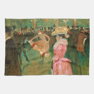 Linge De Cuisine Toulouse-Lautrec - Au Rouge, La Danse