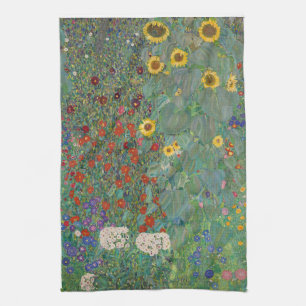 LINGE DE CUISINE TOUR À THÉ : GUSTAV KLIMT : JARDIN AGRICOLE