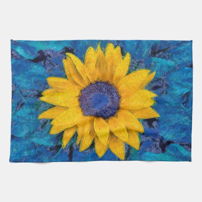Linge De Cuisine Tournesol (Horizontal)
