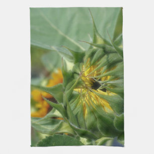 Linge De Cuisine Tournesol en fleurs