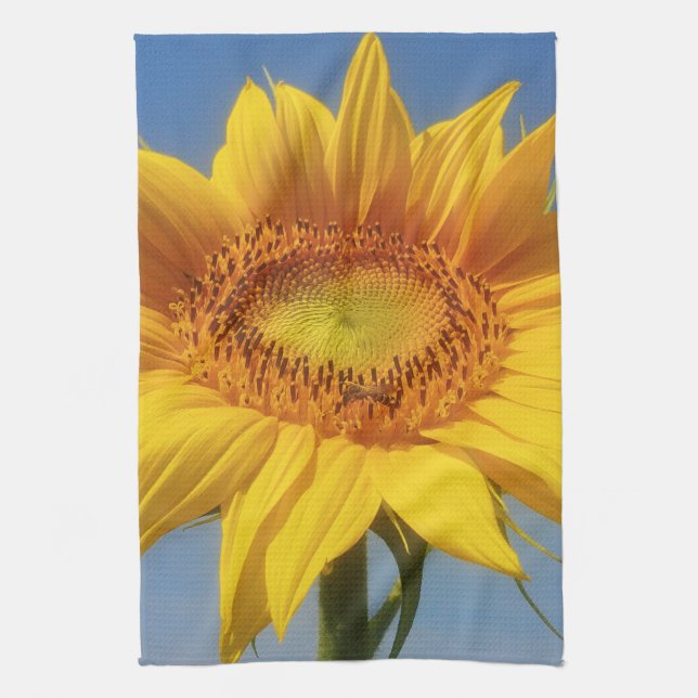 Linge De Cuisine Tournesol jaune (Vertical)