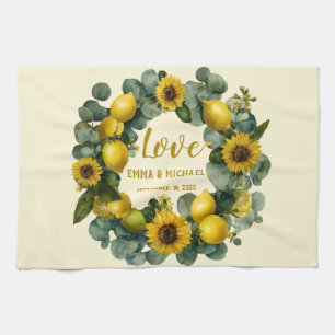 Linge De Cuisine Tournesol Lemon Wreath Love Design