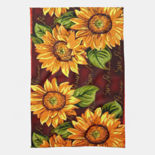 Linge De Cuisine Tournesols délirants