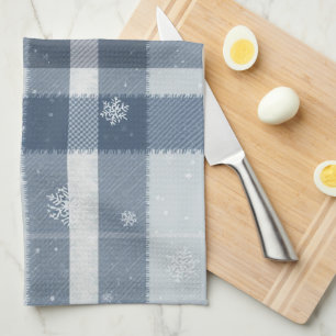 Linge De Cuisine Towel de cuisine à carreaux gris minimaliste – Neu