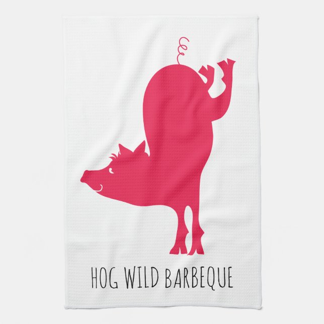 Linge De Cuisine Towel de cuisine Barbeque Hog Wild (Vertical)