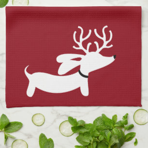 Linge De Cuisine Towel de Salaud Holiday Green Dish