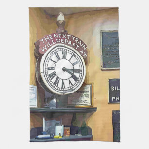 LINGE DE CUISINE TRAIN STATIONS