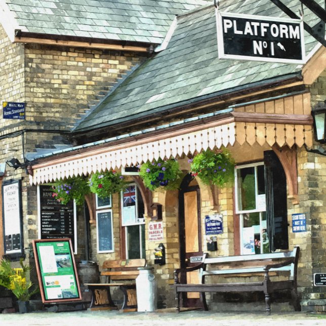 LINGE DE CUISINE TRAIN STATIONS (Créateur téléchargé)