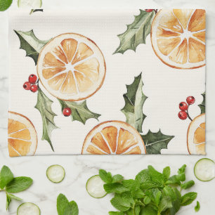 Linge De Cuisine Tranches orange