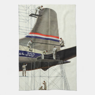 Linge De Cuisine Transport vintage, maintenance des avions
