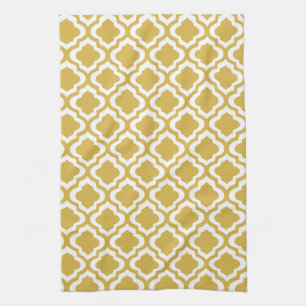 Linge De Cuisine Trèfle élégant de Quatrefoil de Marocain de