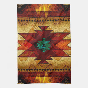 Linge De Cuisine Tribal amérindien du sud-ouest