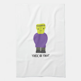 Linge De Cuisine Trick ou traitement - Cute Frankenstein