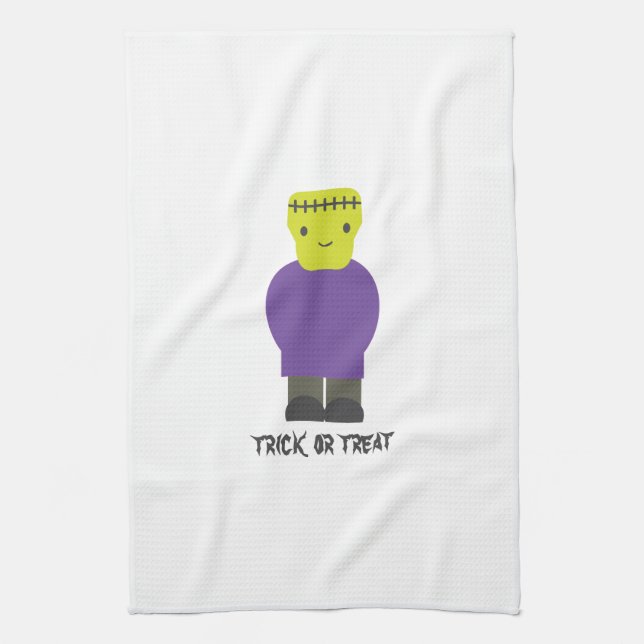 Linge De Cuisine Trick ou traitement - Cute Frankenstein (Vertical)