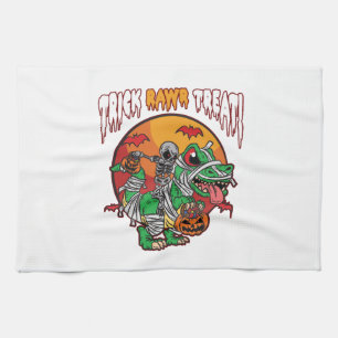 Linge De Cuisine Trick Rawr Treat Fantôme Halloween Dinosaure