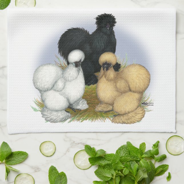Linge De Cuisine Trio de Silkie (Plié)
