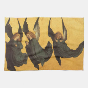 Linge De Cuisine Trio des anges de la Renaissance par Maître du Hou