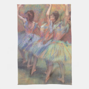 Linge De Cuisine Trois Danseuses d'Edgar Degas, Art de ballet vinta