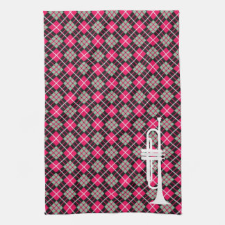 Linge De Cuisine Trompette rose