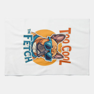 Linge De Cuisine Trop Cool pour Fetch Bouledogue Français Lunettes 