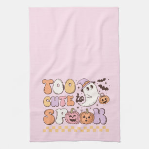 Linge De Cuisine Trop mignon pour parler Halloween