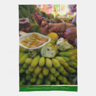 Linge De Cuisine Tropica Fruits @ Funchal Marchés Portugal Teatowel