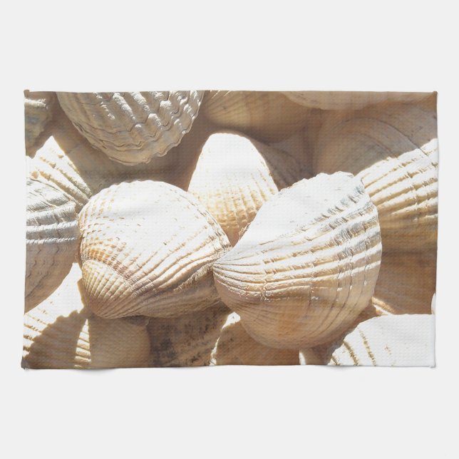 Linge De Cuisine Tropical Sunny Sea Shells (Horizontal)