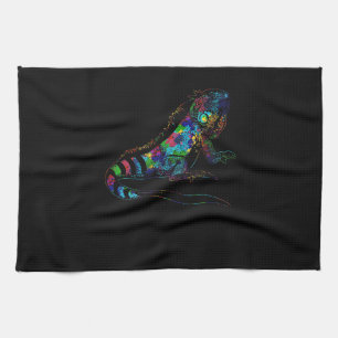Linge De Cuisine Tropique Reptile Zoo Keeper Idée cadeau Iguana Pre
