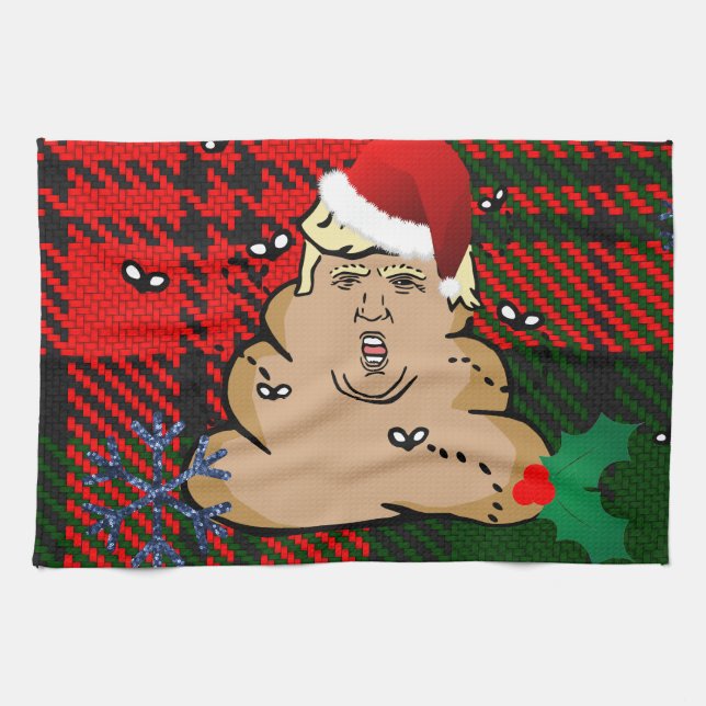 Linge De Cuisine trump à la décharge de noël (Horizontal)