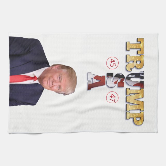 Linge De Cuisine Trump Presidential 💪 Gold (Horizontal)