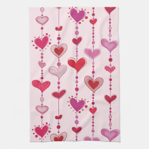 Linge De Cuisine Tuiles de coeur