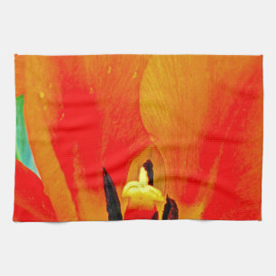 Linge De Cuisine Tulipe orange