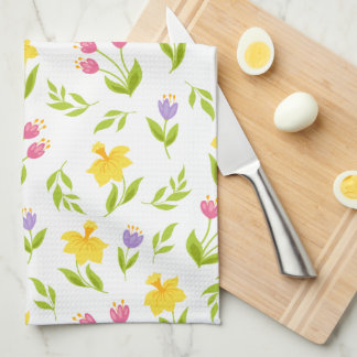Linge De Cuisine Tulipes -N- Daffodiques