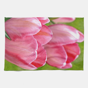 Linge De Cuisine Tulipes roses
