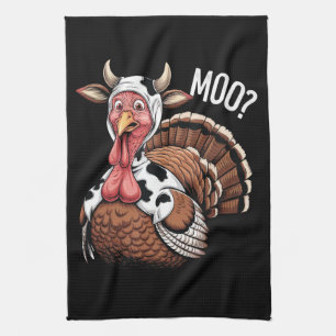 Linge De Cuisine Turquie Moo Drôle Thanksgiving